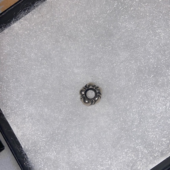 Authentic Pandora Sterling Silver bubble rope charm - Picture 2 of 4